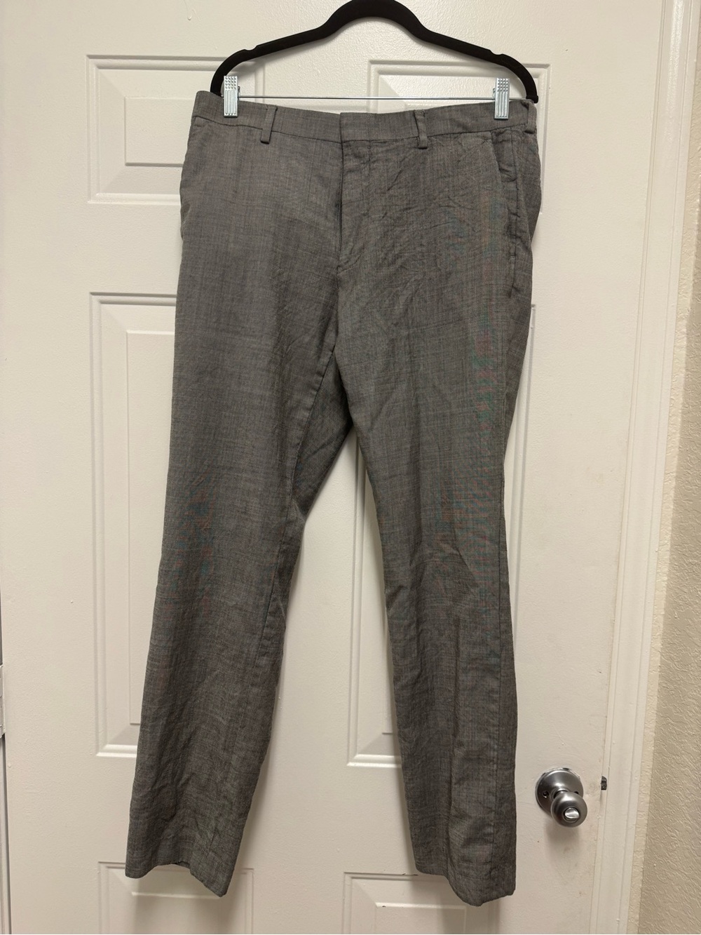 J. Crew Men's Gray Dress Pants - Subtle Texture